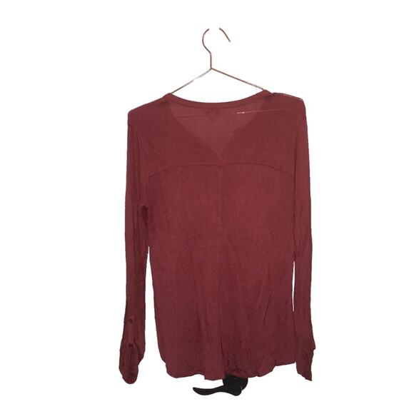 Lucky Brand Bourbon Velvet Henley shirt top size Medium - Picture 3 of 7